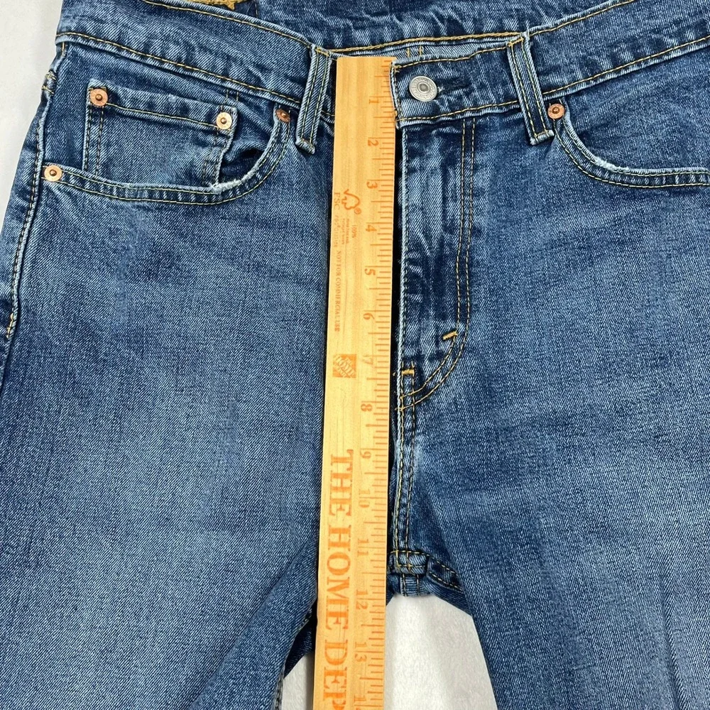Levi's 527 Slim Bootcut Jeans Mens 33x32 (Fits 32x31) Blue Medium Wash Denim